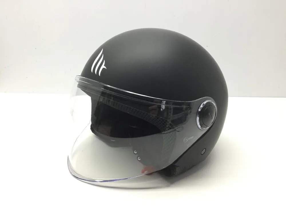 Bestseller Casco solid matt black nero opaco street taglia s mt helmets