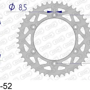 Ultima Occasione Beta rr 250 enduro 250 corona afam 15206n-52 in all. passo 520 2005 2009