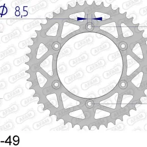 Offerta Speciale Suzuki rm 125 125 corona afam 15203n-49 in all. passo 520 1985 2003