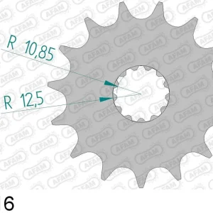 Popolare Cagiva 1000 raptor 1000 pignone afam 28400-16 passo 530 2000 2005
