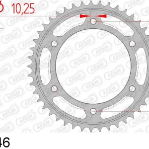 Scelto Dai Clienti Honda cbr 600 fs 600 corona afam 10617-46 in acc. passo 525 2001 2002