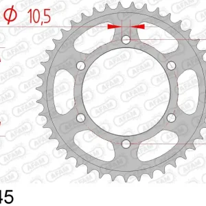 Suzuki gsx r 750 750 corona afam 12815-45 in acc. passo 525 2011 2017 Pagamento Sicuro