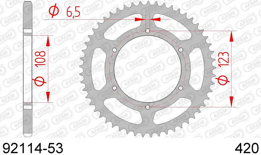 Affare Aprilia rs4 50 50 corona afam 92114-53 acc. passo 420 2011 2017