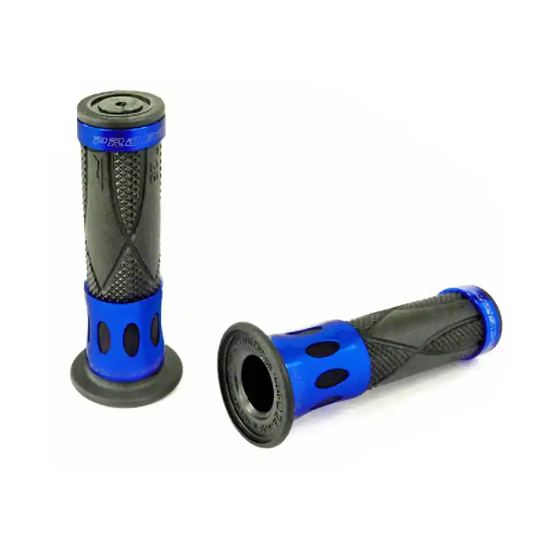 Manopole scooter progrip 728 oe 104 inserti in alluminio - blu con foro Soddisfatti O Rimborsati
