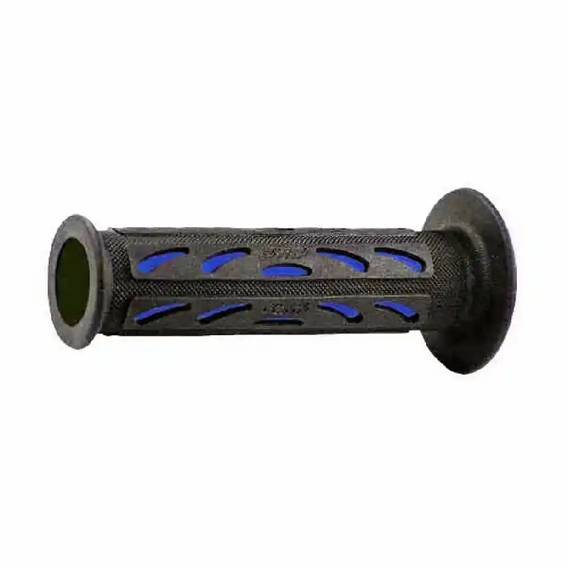 Manopole strada progrip 724 oe 150 doppia densita' - blu nero con foro Offerta Lampo