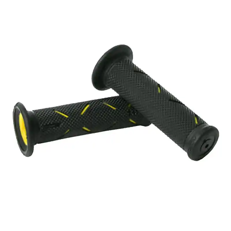 Prezzo Ridotto Manopole strada progrip 717 202 doppia densita' - giallo nero no foro