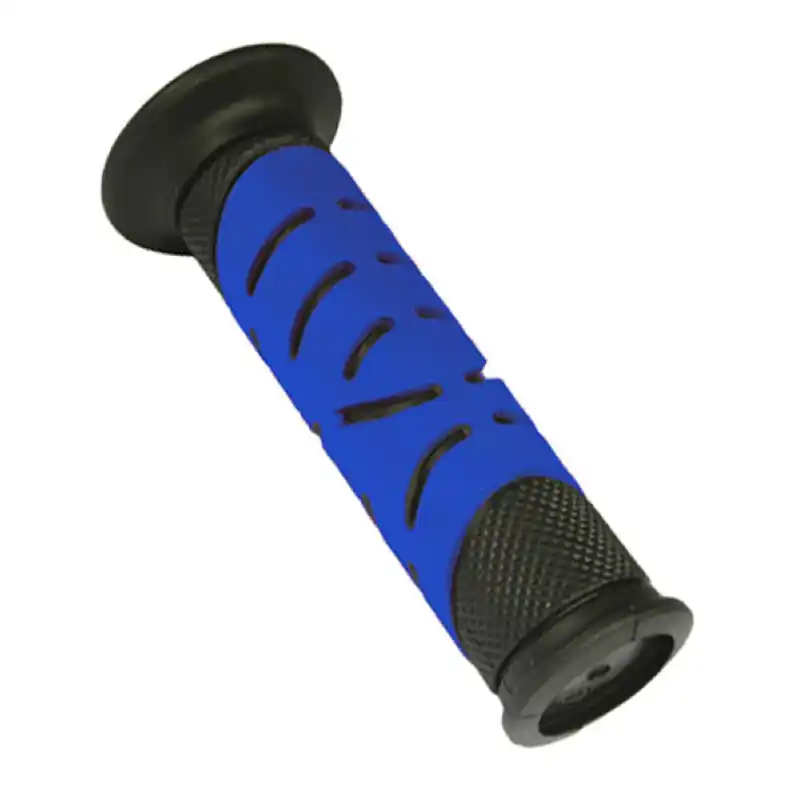 Manopole strada progrip 719 oe 146 doppia densita' - nero blu con foro Affare