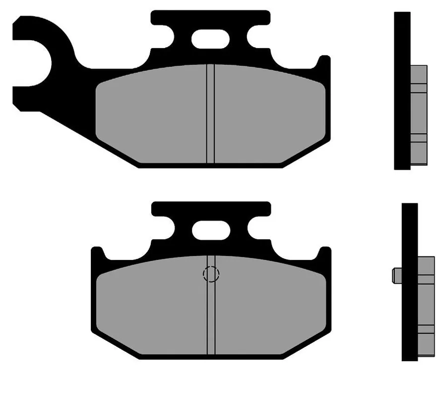 Ultime Pezzi Yamaha yxr rhino left rear 450 pastiglie freno organiche brenta 3144 post 2006 2006