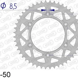 Gas gas ec 250 250 corona afam 72304n-50 in all. passo 520 2021 2021 Offerta Limitata