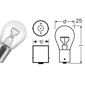 A Buon Prezzo Lampada bosma ba15s 12v 21w