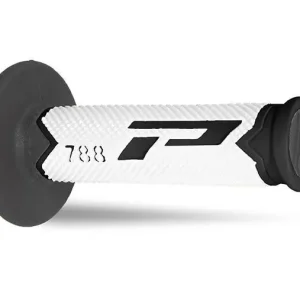 Manopole mx 788-219 tripla densita' nero bianco titanio senza foro progrip Prezzo Di Fabbrica