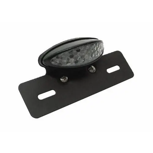Popolare Fanale posteriore fox trasparente a led bcr colore nero