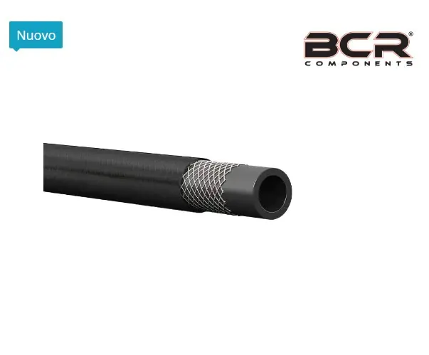 Tubo benzina corazzato diametro 8x13mm (3mt) - nero Economico