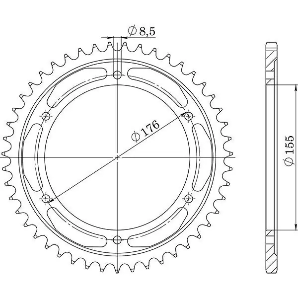 Prezzo Di Fabbrica Triumph tiger sport abs 1050 corona in acciaio p530 z45 (dis.86601) 2013 2016