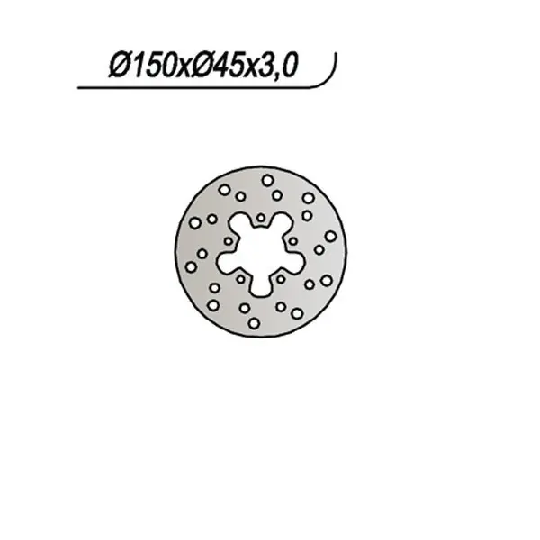 Popolare Alfer mini 50 disco freno posteriore ng 426 2001 2002