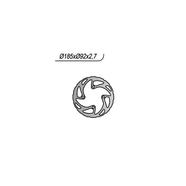 Betamotor evo 2t 125 disco freno anteriore wave ng 626x 2009 2011 Quantità Limitata