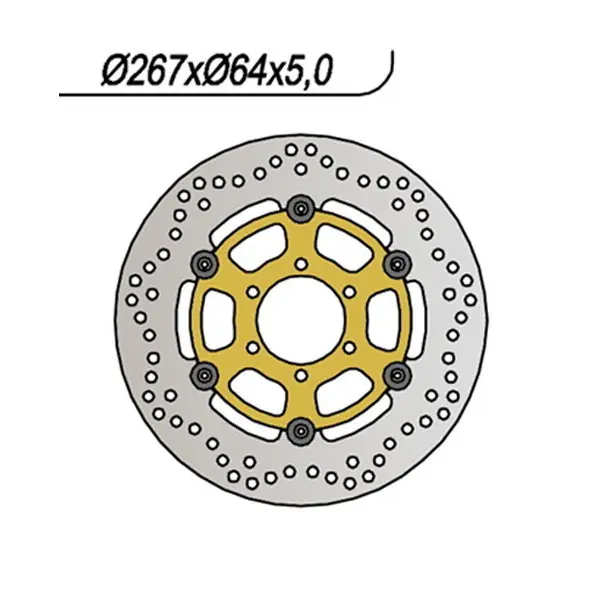 Yamaha sr classic 250 disco freno anteriore flottante ng 162 1995 2003 Occasione