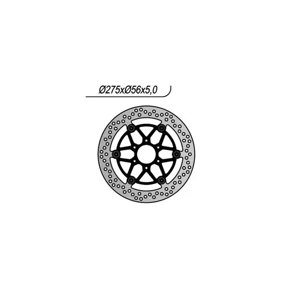 Suzuki gz marauder 125 disco freno anteriore flottante ng 1142 1998 2011 Nuovo Arrivo
