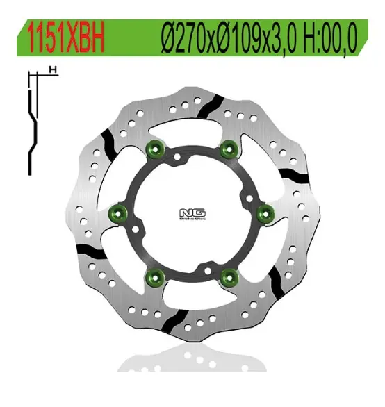 Kawasaki kx 125 disco freno anteriore ng 2006 2008 Compra Online