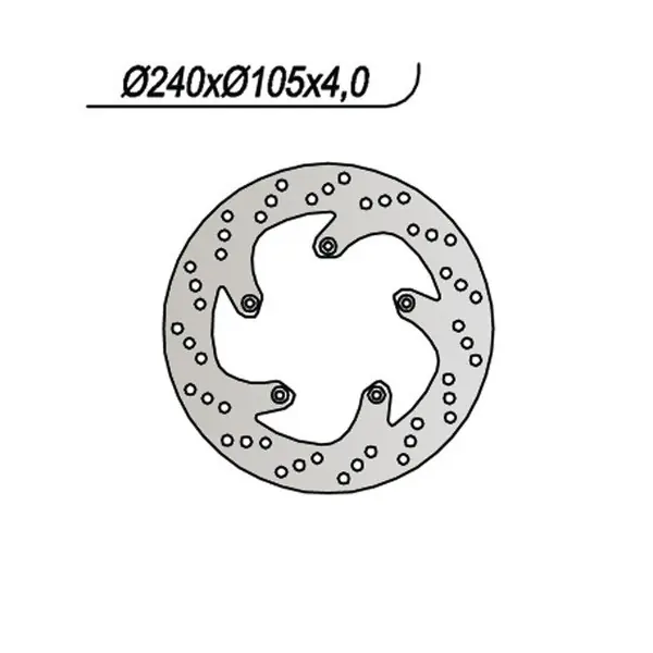 Benelli velvet/velvet touring 250 disco freno anteriore ng 1034 1999 2002 Quantità Limitata