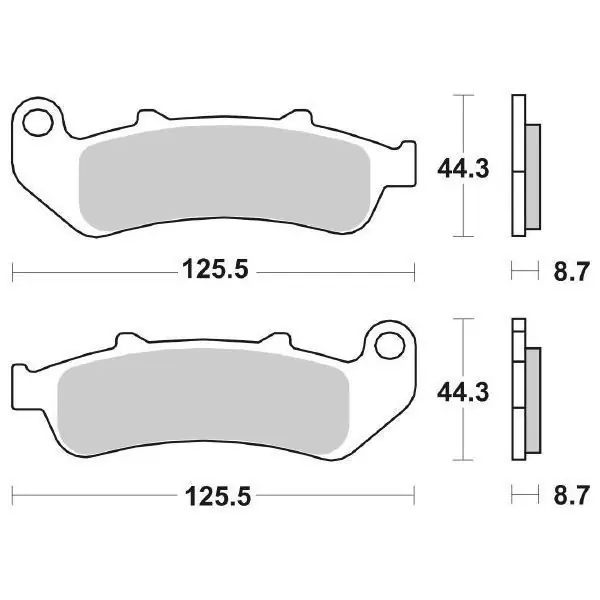 Honda cbr f hurricane (sc21/sc24) 1000 pastiglie freno anteriore sbs 685 hs 1993 1998 Compra Adesso