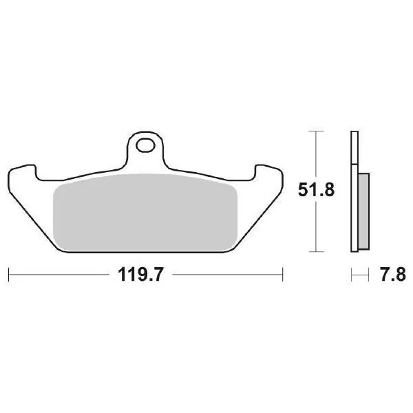Cagiva elefant 350 pastiglie freno sbs 594 hf 1986 1988 Sconto