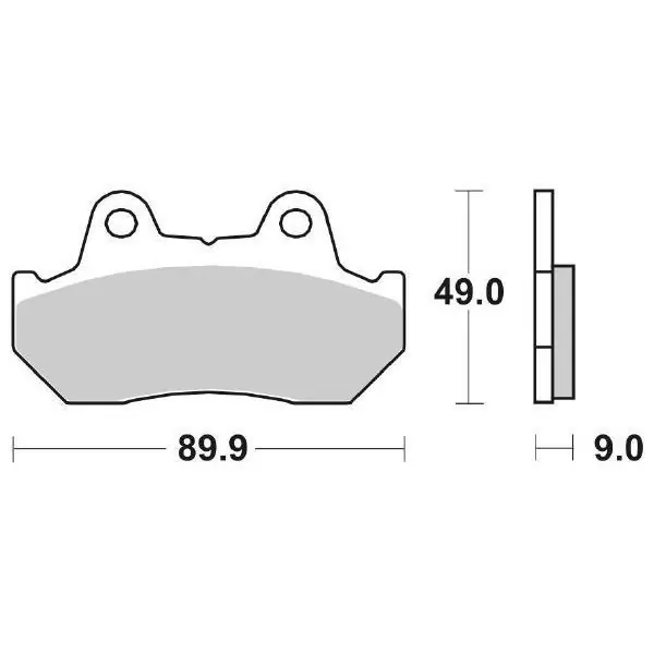 Occasione Honda cn helix/spazio (mf02) 250 pastiglie freno sbs 572 hf 1990 1999