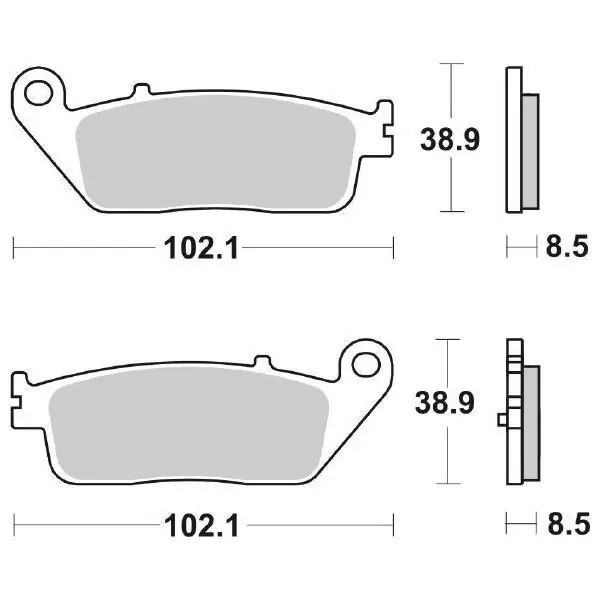 Prezzo Di Fabbrica Kymco grand dink g-dink 300 pastiglie freno sbs 212 hf 2012 2016