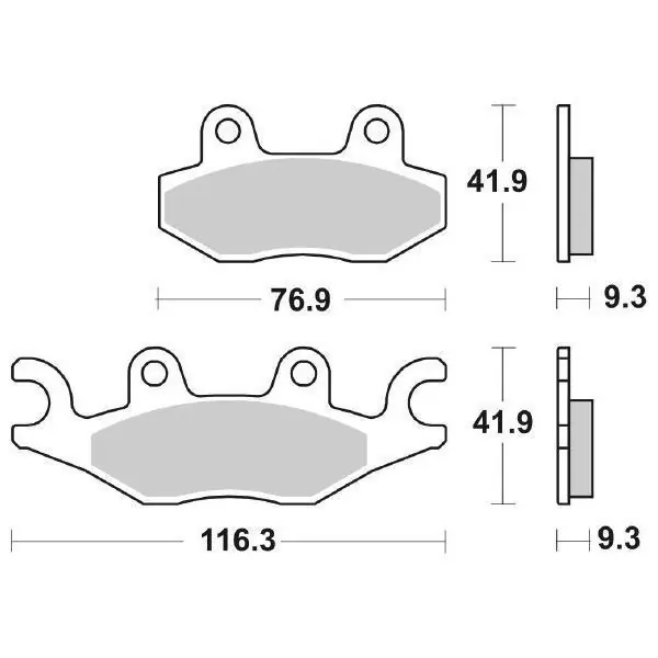 Tgb x large 125 pastiglie freno sbs 210 ct 2011 2011 Ultime Pezzi