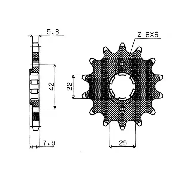 Prezzo Basso Honda cr r 125 pignone p 520 z 13 1979 1979
