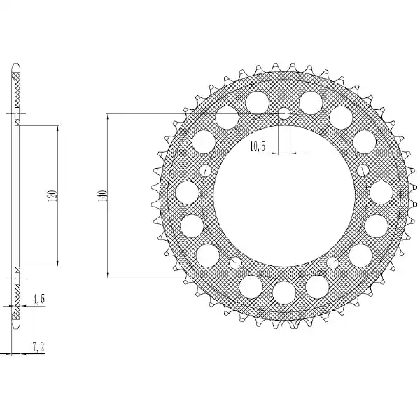 Ultima Occasione Suzuki gsr 750 corona in alluminio p 525 z 44 2011 2016