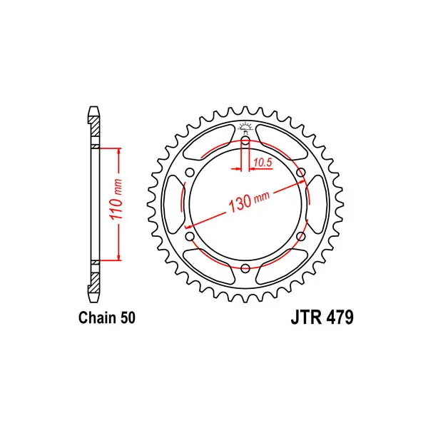Suzuki gsx r (l2/l3/l4/l5) 1000 corona in acciaio p 530 z 44 2012 2016 Prezzo Basso