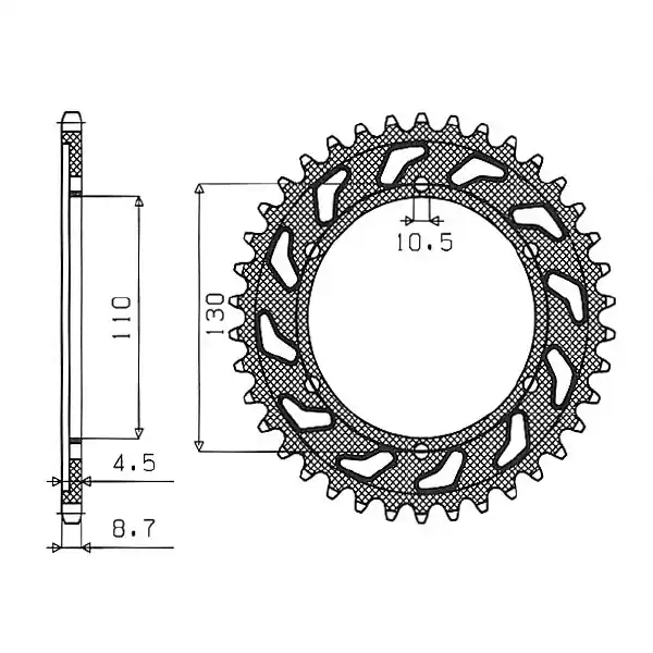 Yamaha yzf r1 (rn126/127)(5vy) 1000 corona in acciaio p 530 z 47 2006 2006 Prezzo Basso