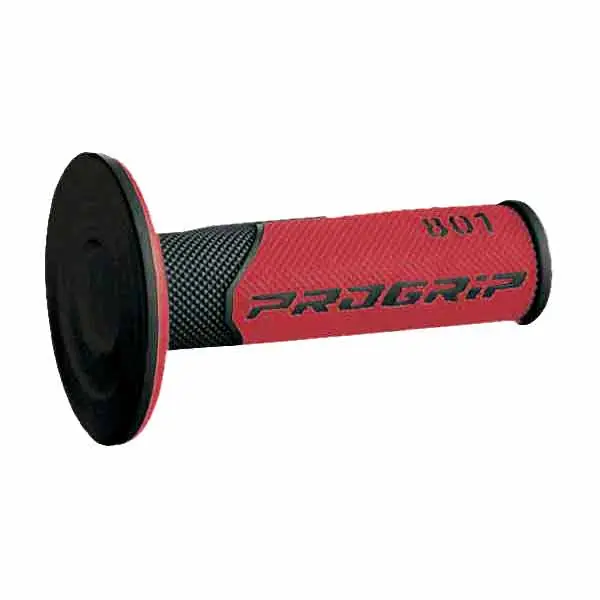 Manopole cross progrip 801 dual density rosso ø mm 22-25 / lungo mm 115 Ultima Occasione