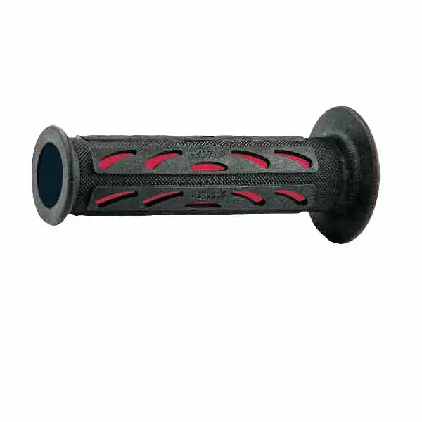 Manopole strada progrip 724 dual density rosso ø mm 22-25 lungo mm 125 open Economico