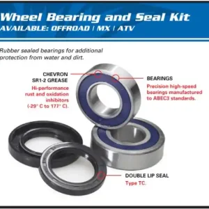 Aprilia rs 50 kit cuscinetti e parapolvere ruota rif 25-1143 2006 2008 Offerta Lampo