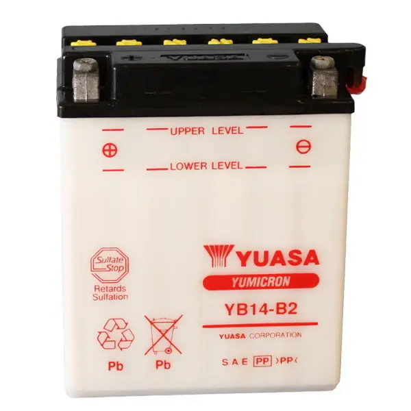 Honda cb s (g/j) (nc22) 350 batteria yuasa yb14-b2 12v/14ah 1988 1990 Compra Online