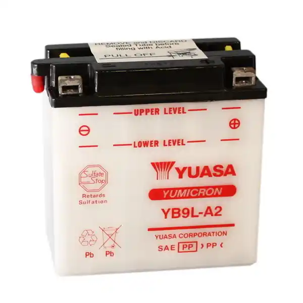 Offerta Speciale Kawasaki gpx r 250 batteria yuasa yb9l-a2 12v/9ah 1988 2006