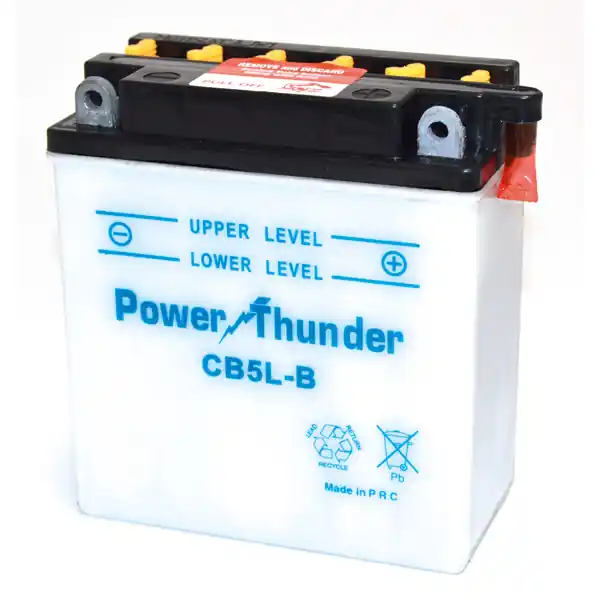 Batteria power thunder yb5l-b 12v/5ah Di Tendenza