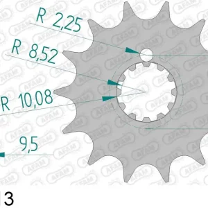 Beta rr 50 supermoto 50 pignone afam 94202-13 passo 428 2001 2001 Non Perdere