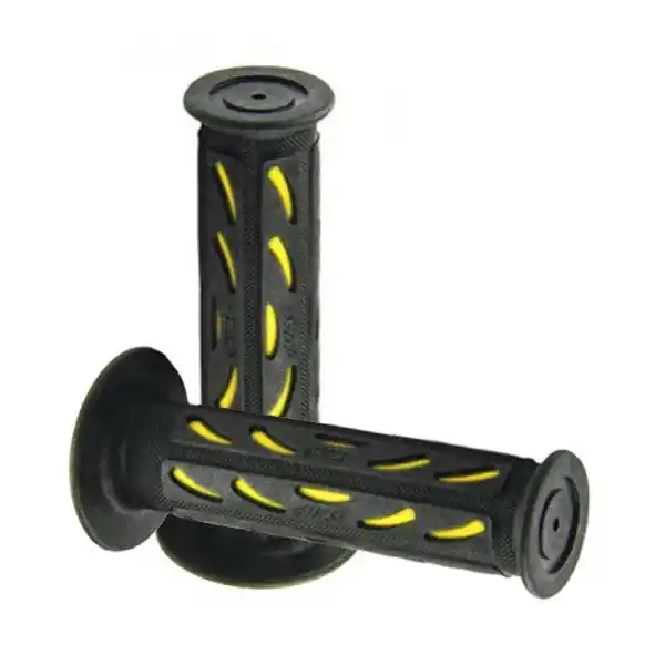 Prezzo Conveniente Manopole strada progrip 724 202 doppia densita' - giallo nero no foro