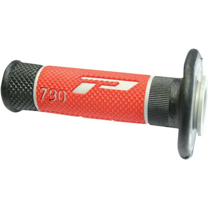 Spedizione Espresso Manopole mx progrip 790 - 235 - tripla densità - nero / rosso / grigio no foro