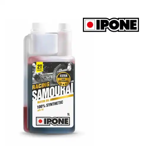 Offerta Speciale Olio miscela samourai racing 100% sintetico carburante 2t 1l ipone oil enduro