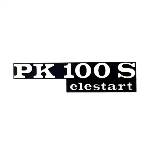 Spedizione Espresso Piaggio vespa pk 100 s elestart 100 targhetta laterale 1983 1983 v9x1t