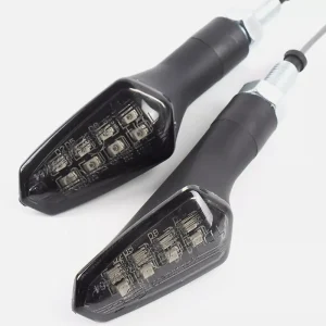 Lightech coppia indicatori frecce led fre926ner universali omologate moto Più Venduto