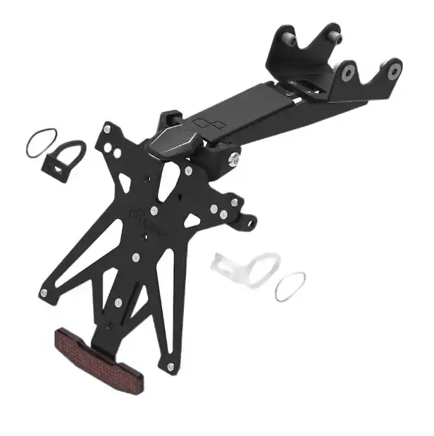 Reso Gratuito Portatarga lightech per yamaha mt-09 2024 regolabile lucetarga led catadiottro
