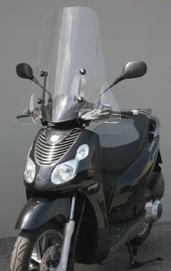 A Buon Prezzo Cupolino parabrezza fabbri piaggio carnaby 125 200 250 2007 2010 top alto