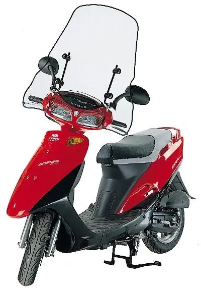 Esclusivo Cupolino parabrezza fabbri kymco sniper 50 1997 1998 top alto