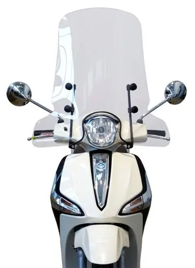 Economico Cupolino parabrezza fabbri piaggio-gilera liberty iget 50-125-150 abs (2015-2022) top alto