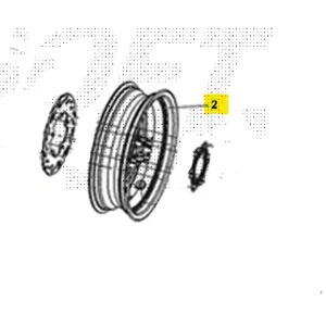 Sym adx euro5+ 300 cerchio ruota posteriore 2024 2024 tea30t1cn-eu Prezzo Ridotto